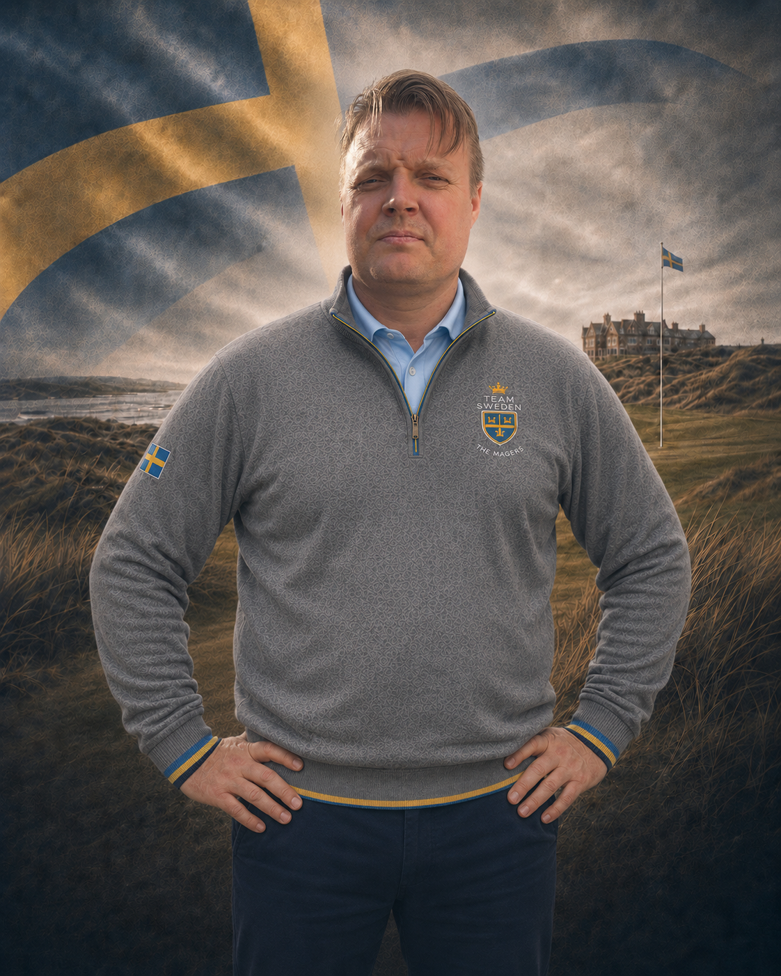 Erik Malmsten · Sweden captain
